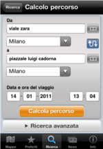 Immagine iATM calcolo percorso