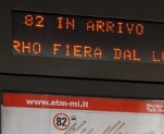 Immagine infotraffico su palina
