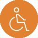 Icona a link a pagina Passeggeri con disabilità